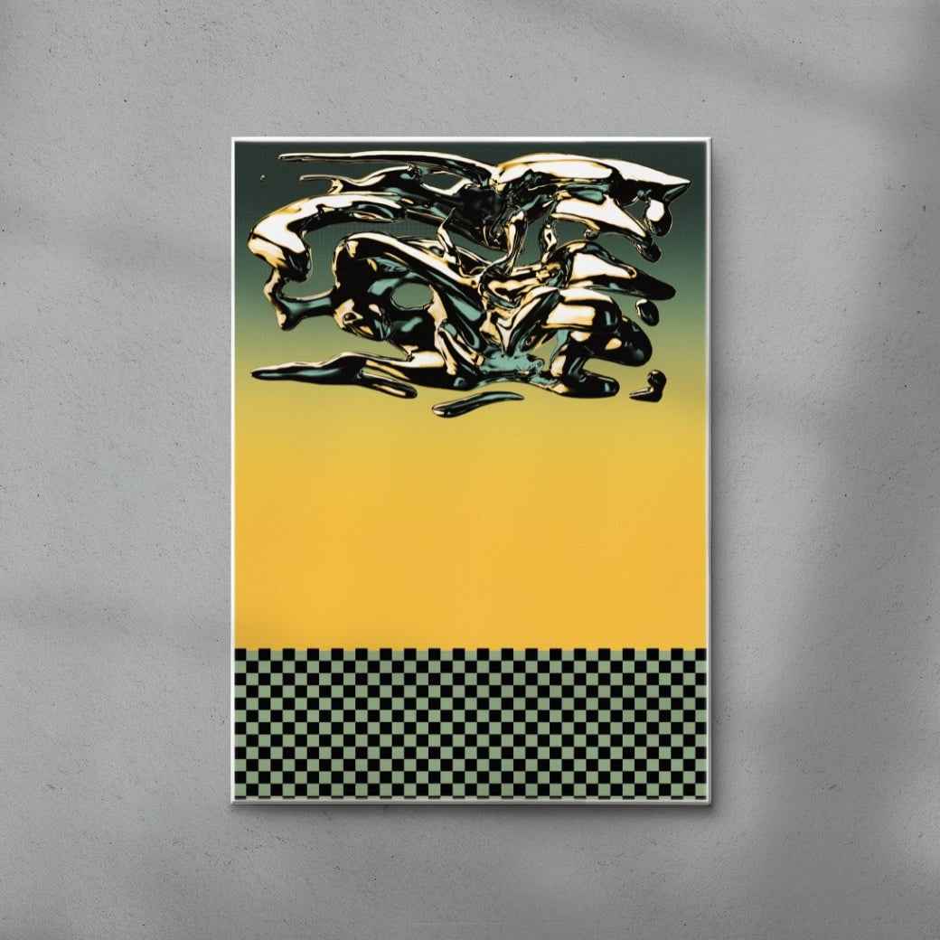 Virtual Dream 2/3 contemporary wall art print by Tristan Miller - sold by DROOL