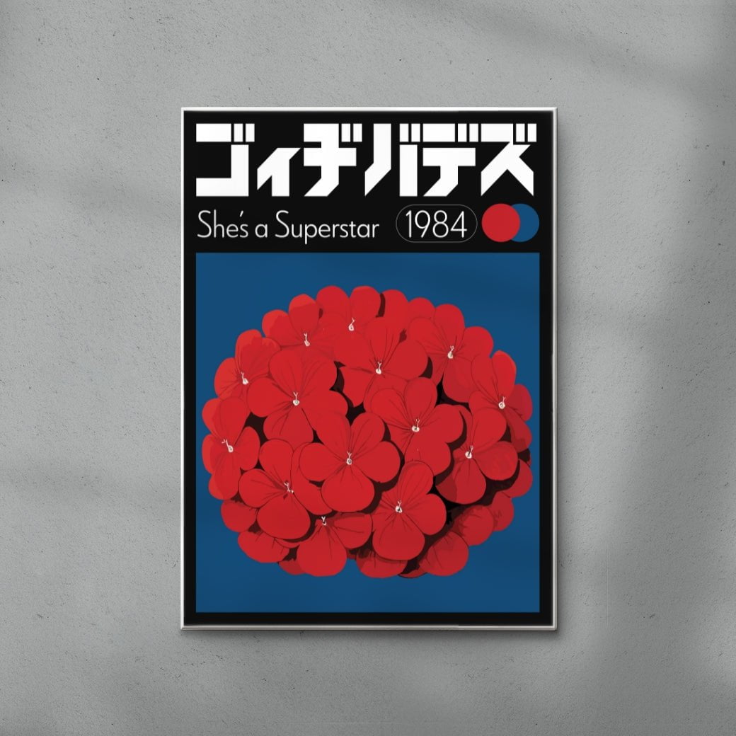 Superstar contemporary wall art print by George Kempster - sold by DROOL