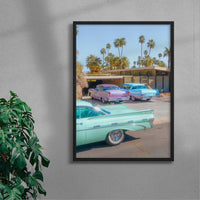 Thumbnail for Palm Springs Paradise contemporary wall art print by Deston Isas - sold by DROOL