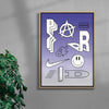 Paranoid contemporary wall art print by Ignorance1 - sold by DROOL