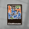 Clubhouse contemporary wall art print by Will Da Costa - sold by DROOL