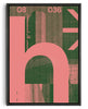 Cargar imagen en el visor de la galería, h contemporary wall art print by Brad Mead - sold by DROOL