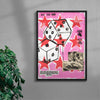 Fools Luck contemporary wall art print by Caitlin Flood-Molyneux - sold by DROOL
