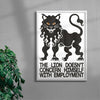 The Lion contemporary wall art print by Alexander Khabbazi - sold by DROOL