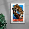 Roaming Animals contemporary wall art print by Othman Zougam - sold by DROOL
