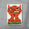 The Devil In I contemporary wall art print by Jorge Santos - sold by DROOL