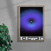 View of Point contemporary wall art print by Henry M. - sold by DROOL