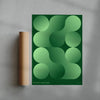 The pattern contemporary wall art print by Mirza Talovic - sold by DROOL