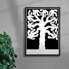 Coexist contemporary wall art print by Sara Cristina Moser - sold by DROOL