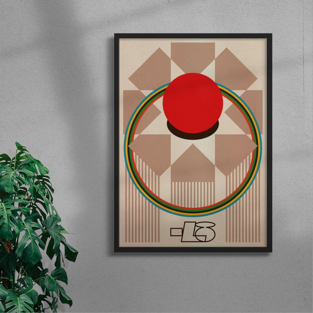 8 'Til L8 contemporary wall art print by Edan Strachan - sold by DROOL