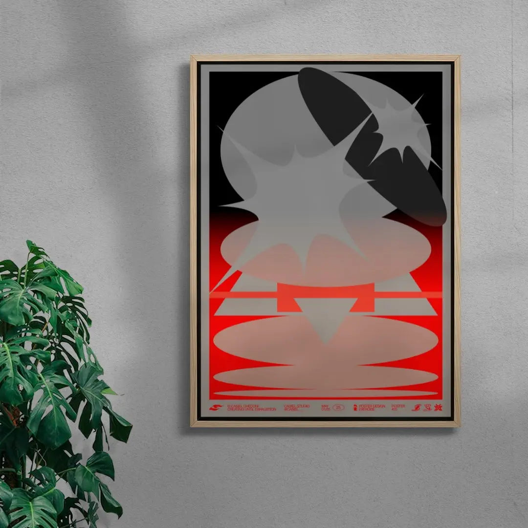 How Ideas Occur contemporary wall art print by Casiel Checoni - sold by DROOL