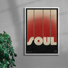 Soul contemporary wall art print by Henry M. - sold by DROOL