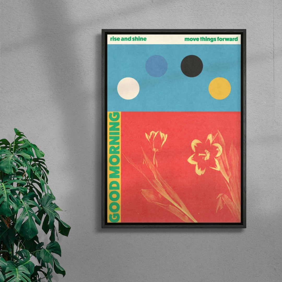 Rise and Shine contemporary wall art print by Imo Sinclair - sold by DROOL