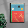 Rise and Shine contemporary wall art print by Imo Sinclair - sold by DROOL