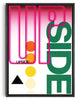 Load image into Gallery viewer, Upside contemporary wall art print by Sheyi Adebayo - sold by DROOL