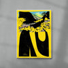 Tar Bird contemporary wall art print by Floating Bstrd - sold by DROOL