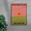 Spend a Lazy Day With Me contemporary wall art print by John Schulisch - sold by DROOL