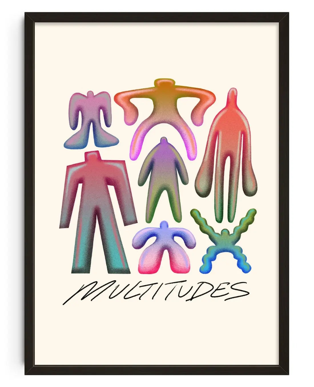 Multitudes contemporary art print by Jocelyn Tsaih - sold by DROOL