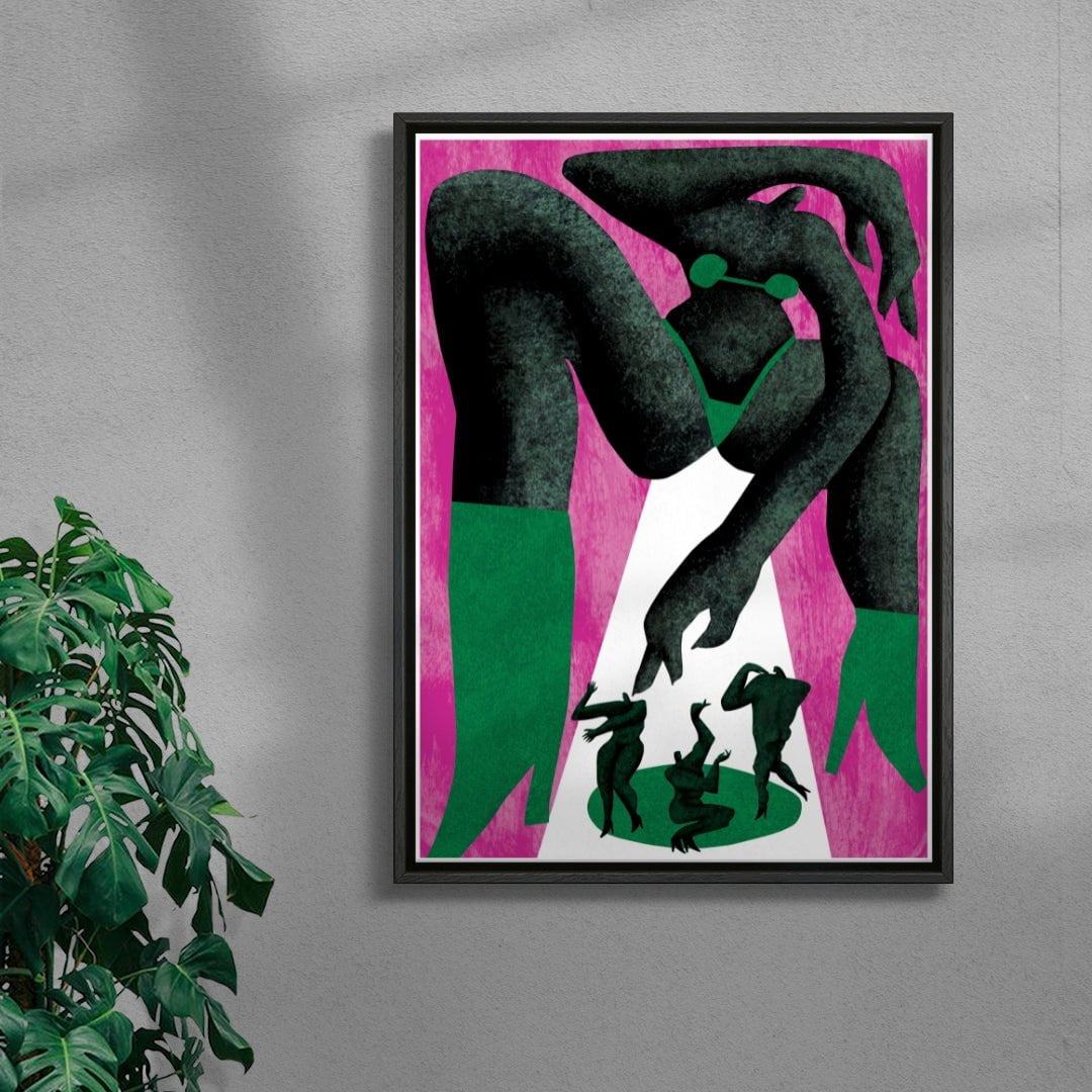 Femme Visibility contemporary wall art print by Hayley Wall - sold by DROOL