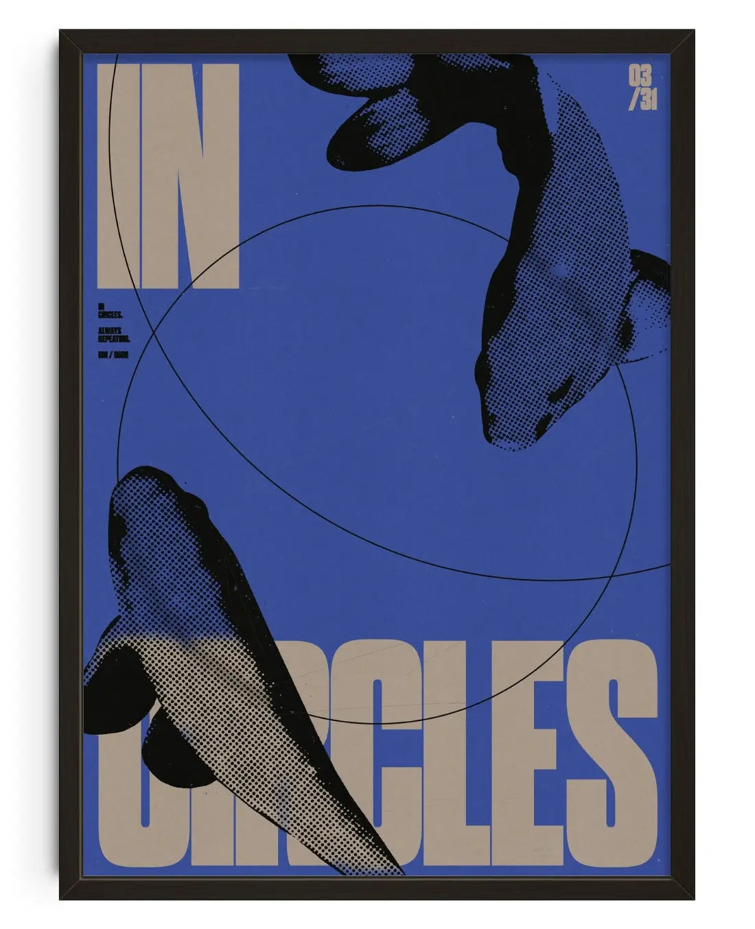 IN CIRCLES contemporary art print by Brad Mead - sold by DROOL