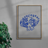 Dancing Nation contemporary wall art print by Amelie Goeppel - sold by DROOL