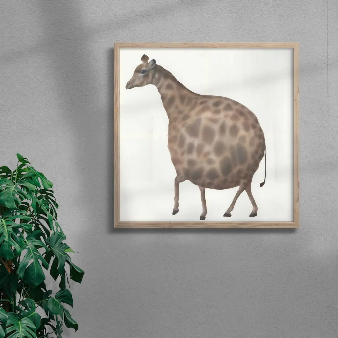 Circular contemporary wall art print by Bika - sold by DROOL