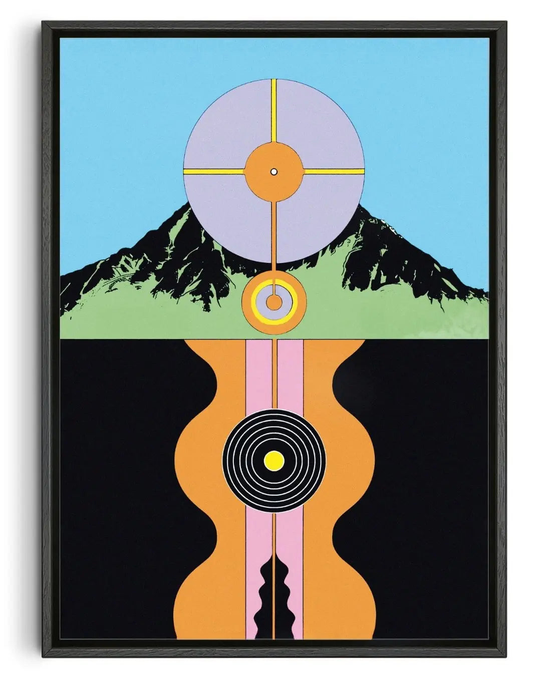 Atami contemporary wall art print by Shinzo Noda - sold by DROOL