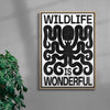 Wildlife contemporary wall art print by Alexander Khabbazi - sold by DROOL