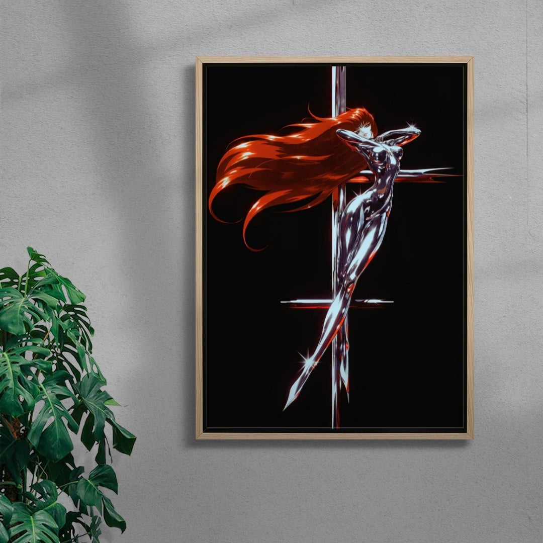 SOUTH OF HEAVEN contemporary wall art print by dolorsilentium - sold by DROOL