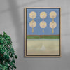 Six Horned Apparition contemporary wall art print by June Gutman - sold by DROOL