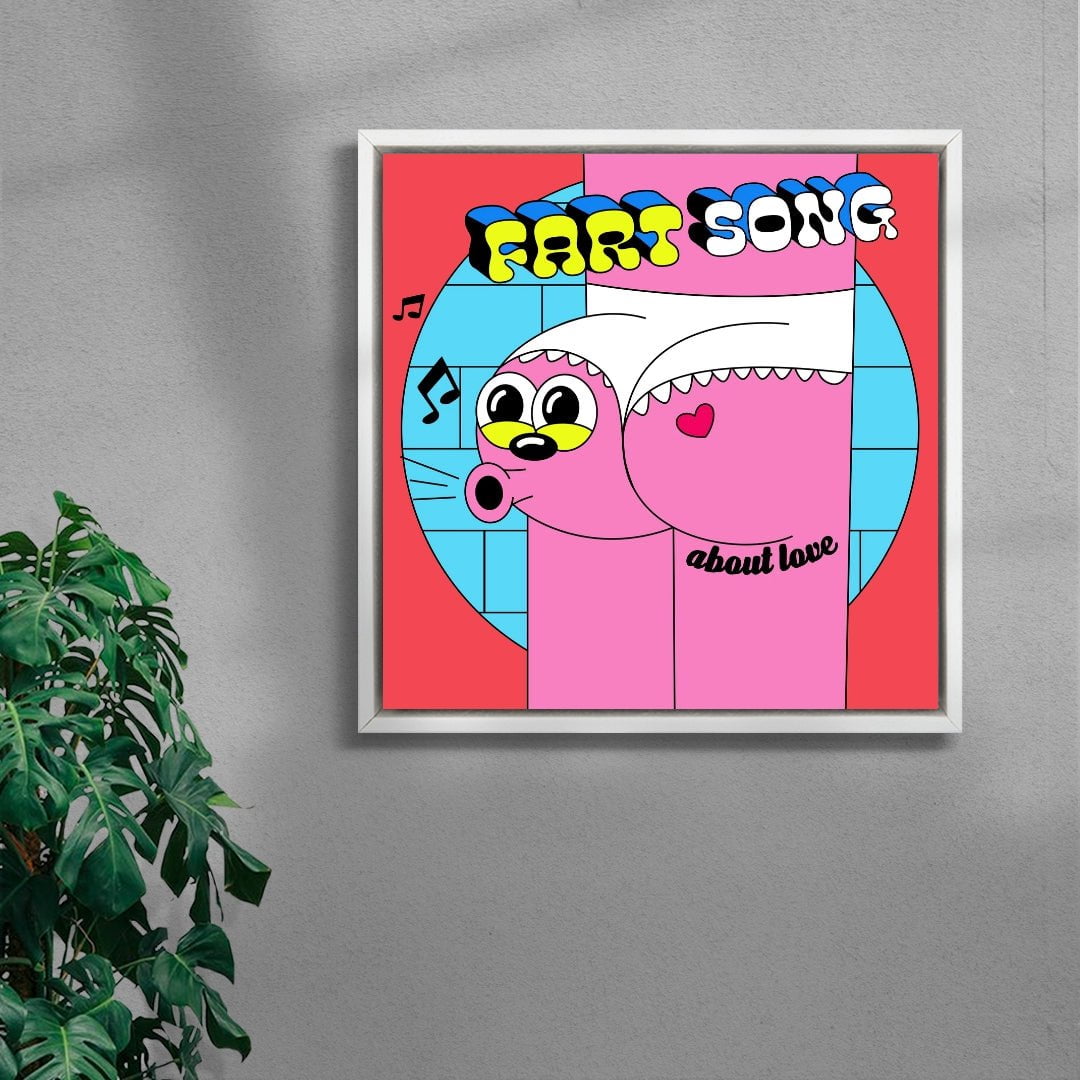Song About Love contemporary wall art print by Ovcharka - sold by DROOL