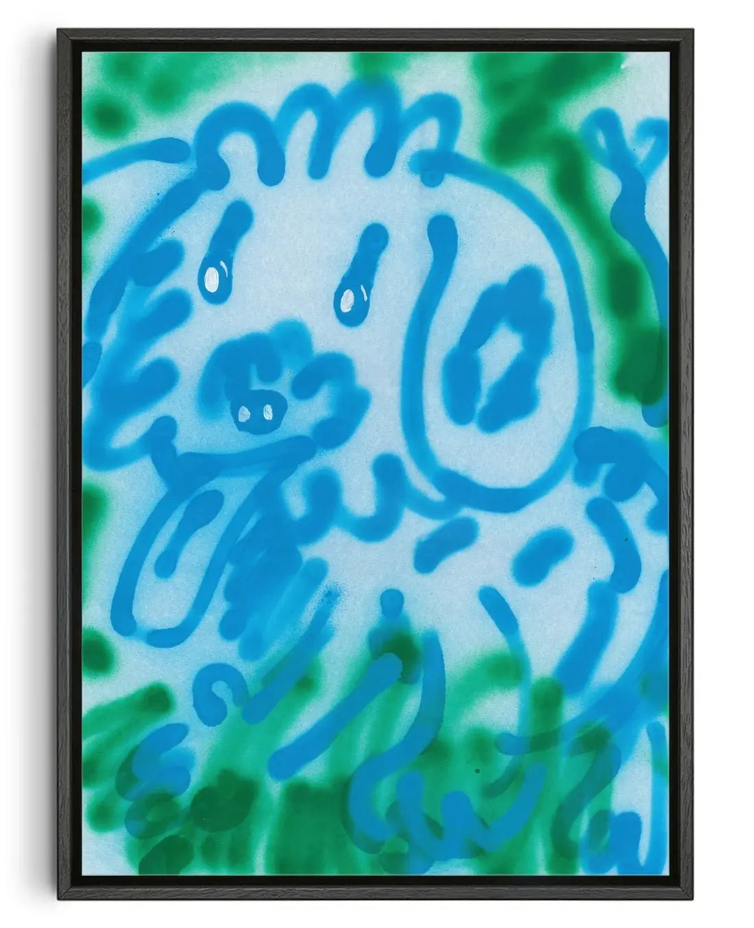 Hot dog contemporary wall art print by Miguel Vides - sold by DROOL