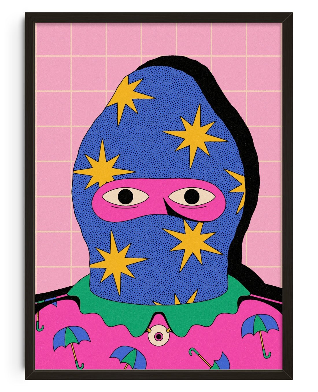 See you 2 contemporary wall art print by Azaazelus - sold by DROOL