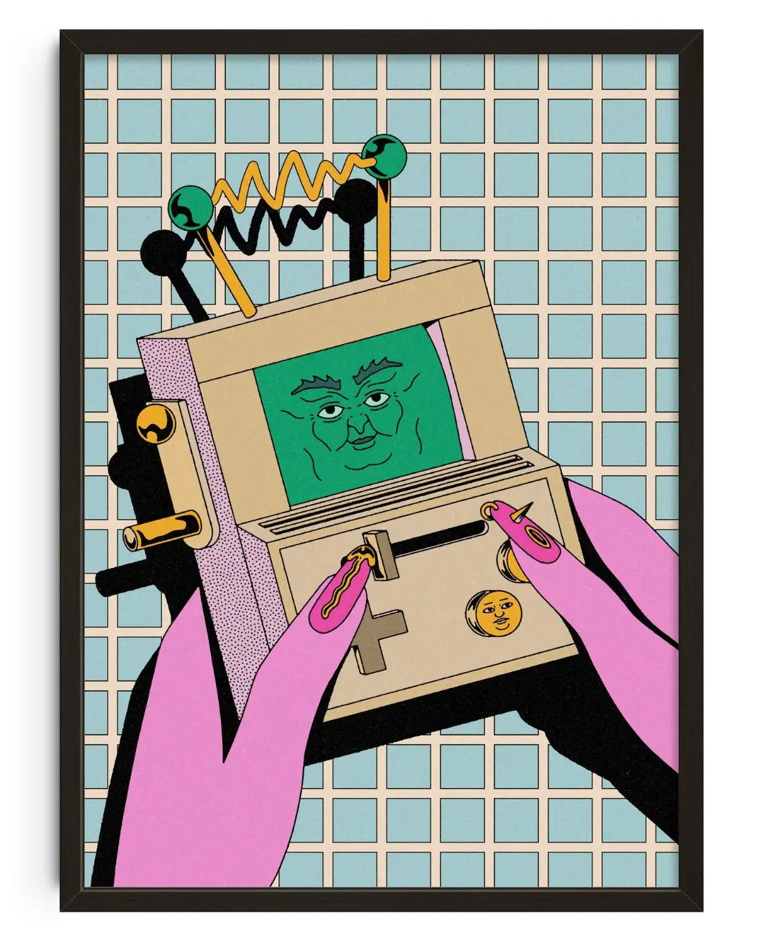 Video Game contemporary art print by Azaazelus - sold by DROOL