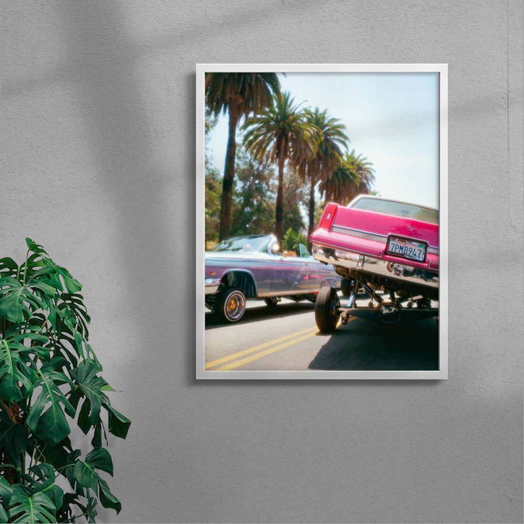 Elysian Park contemporary wall art print by 6.tiff - sold by DROOL