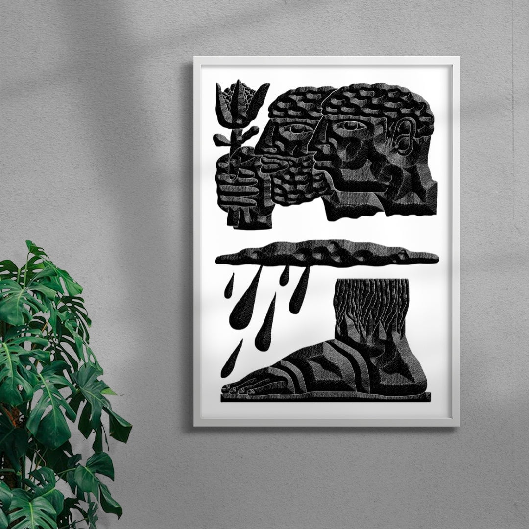 The Brothers and the Oath contemporary wall art print by Célestin Krier - sold by DROOL