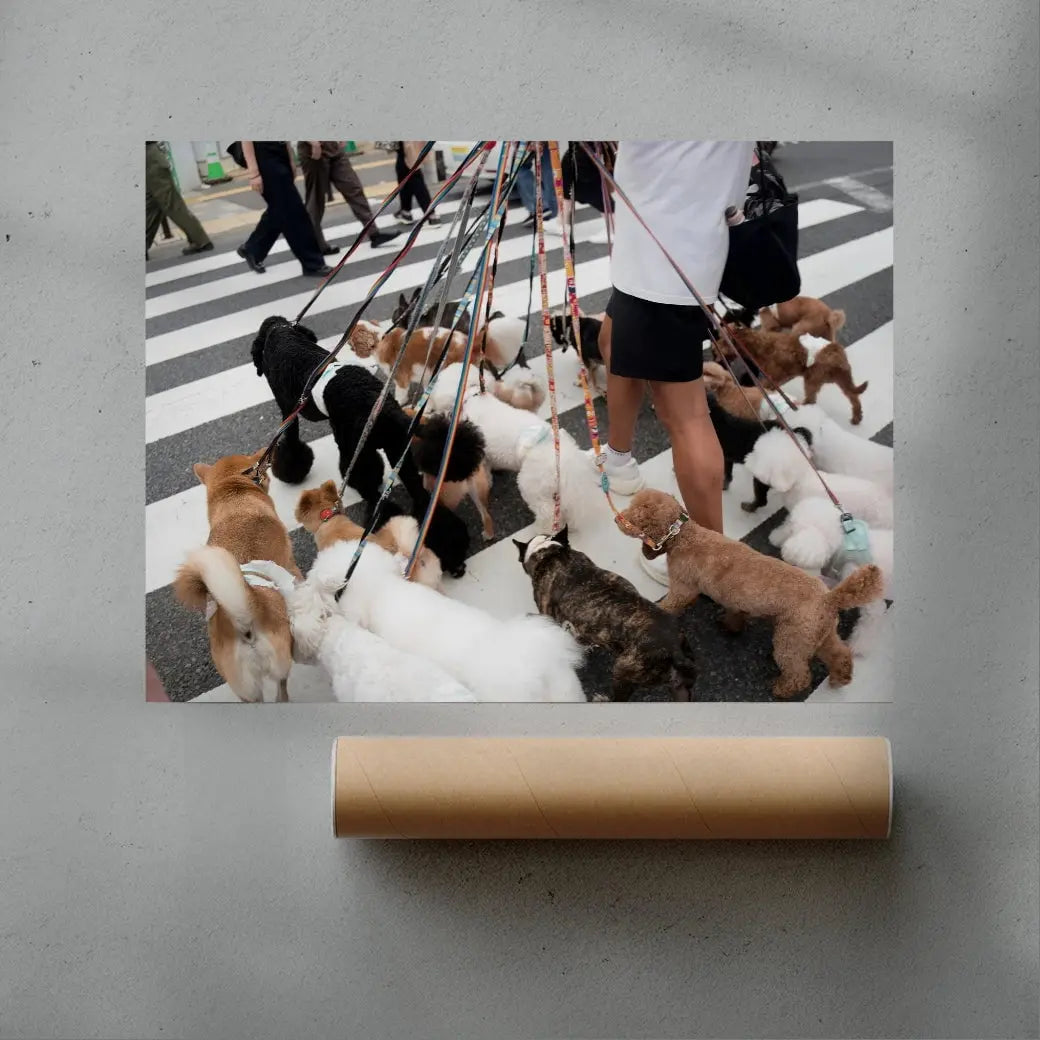 Pack Mentality contemporary wall art print by Sum Of Parts - sold by DROOL