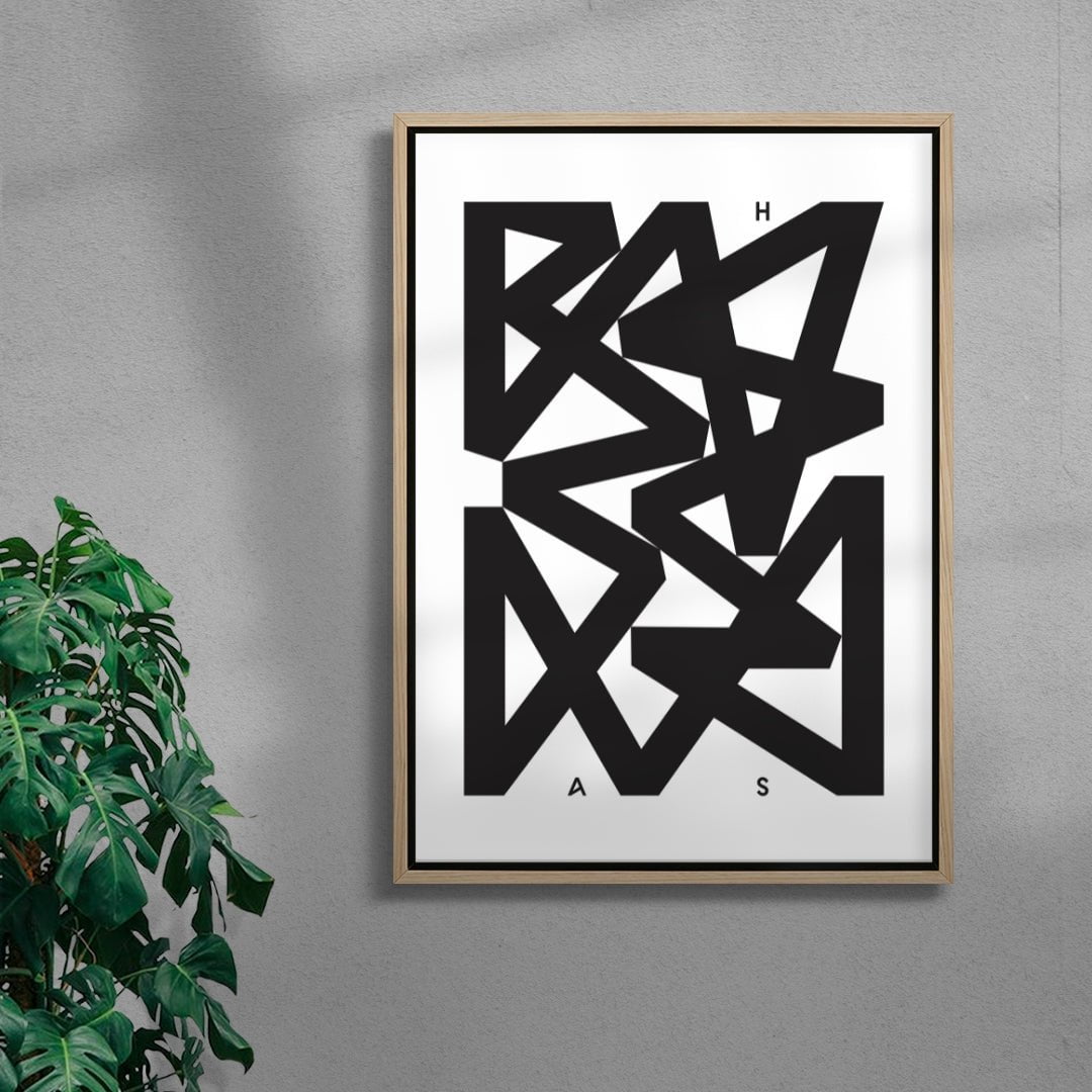 HAS contemporary wall art print by Przemek Bizoń - sold by DROOL