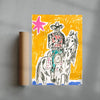 Honourable contemporary wall art print by Caitlin Flood-Molyneux - sold by DROOL