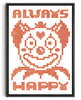 Load image into Gallery viewer, Always Happy contemporary wall art print by Eric Schwarz - sold by DROOL