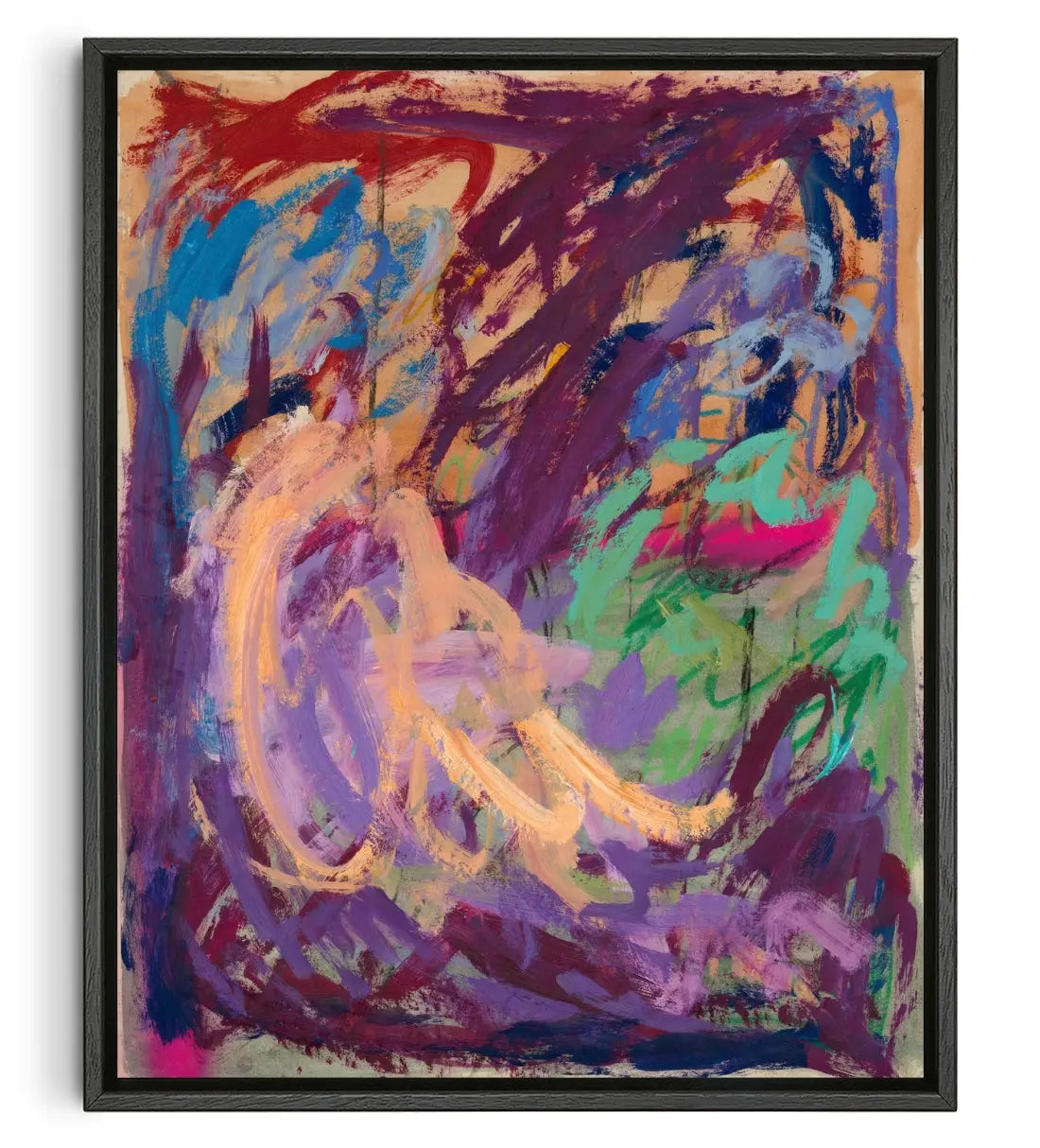 Waiting for contemporary canvas print by Coco Hewitt - sold by DROOL
