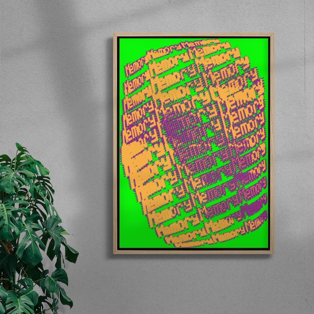Poster 84 (Memory) contemporary wall art print by Gang Buron-Yi - sold by DROOL