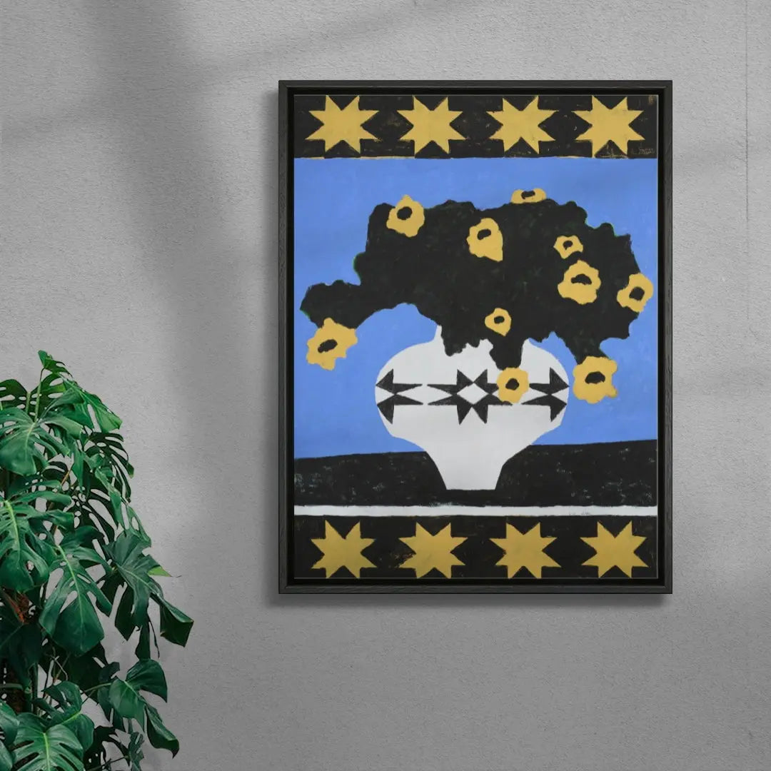 Avery Vase contemporary wall art print by Colby Edwards - sold by DROOL