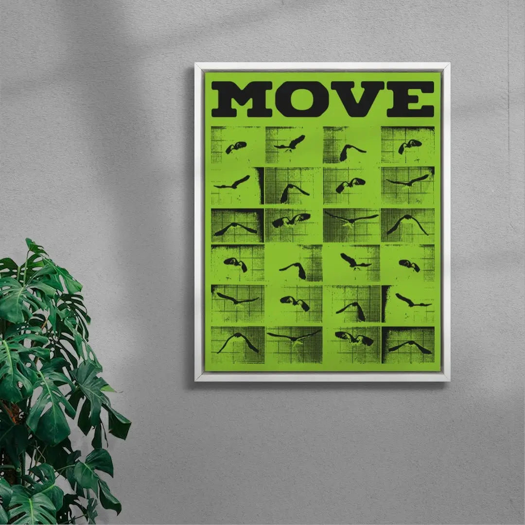 Move contemporary wall art print by Utsav Verma - sold by DROOL