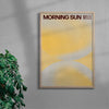 Morning Sun contemporary wall art print by Henry M. - sold by DROOL