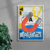 Love Is Like A Magnet contemporary wall art print by MEDG - sold by DROOL