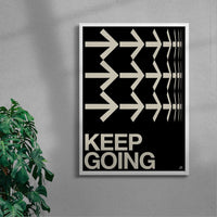 Thumbnail for KEEP GOING contemporary wall art print by Brad Mead - sold by DROOL