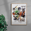 Noise Kit contemporary wall art print by Kitasavi - sold by DROOL