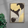 Bee contemporary wall art print by frisk - sold by DROOL