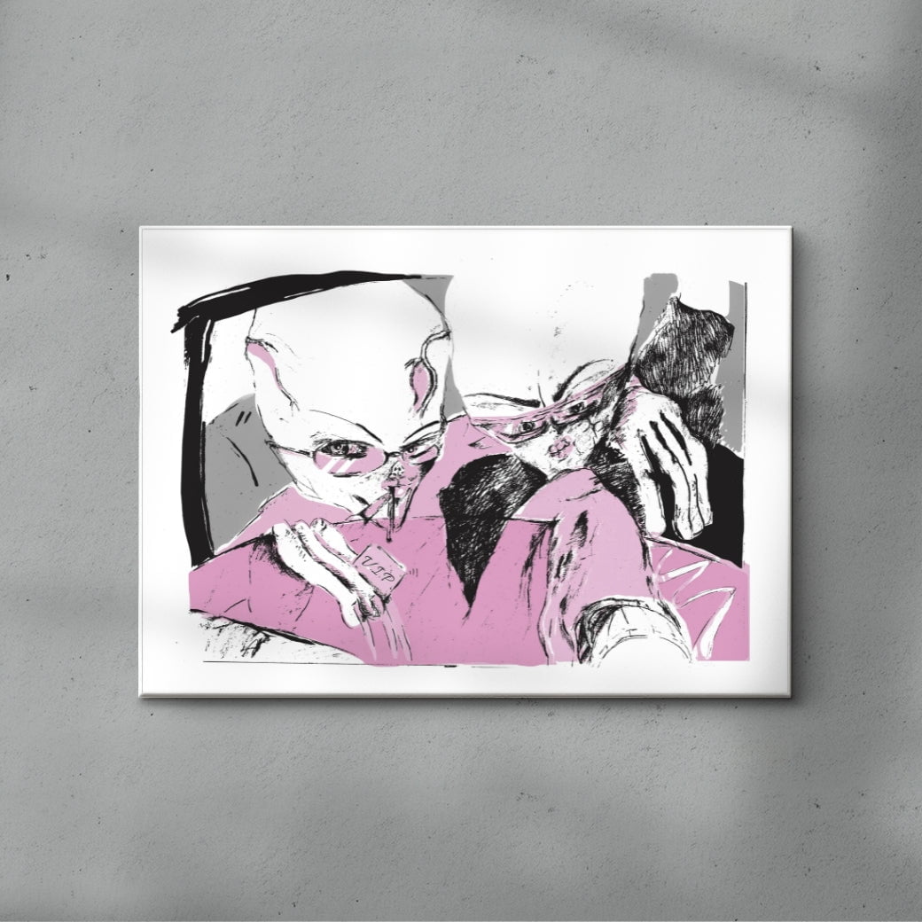 V.I.P.'s contemporary wall art print by Amelie Goeppel - sold by DROOL